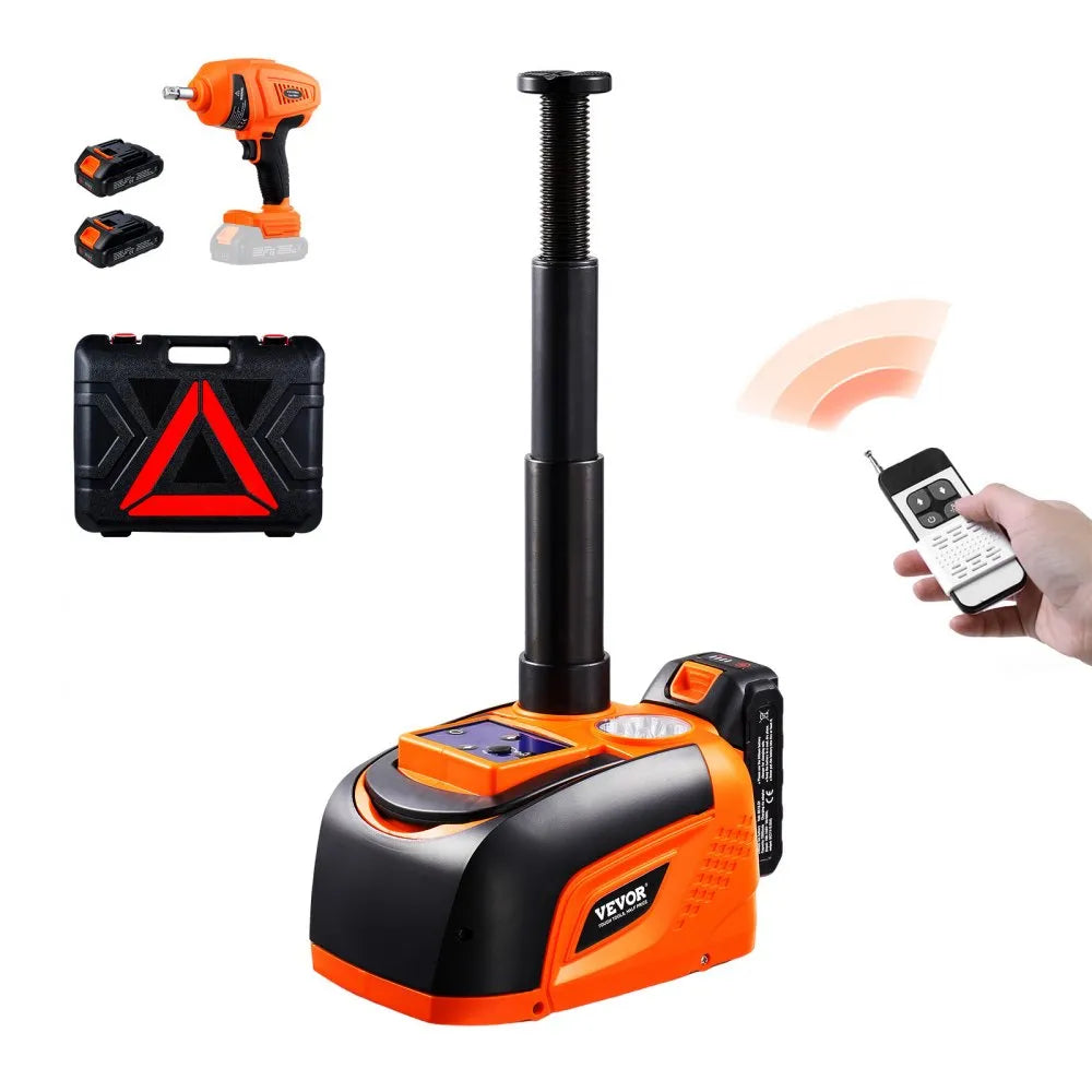 TY-01LEJ - 5 Ton Electric Car Jack Kit with Remote & LED Light