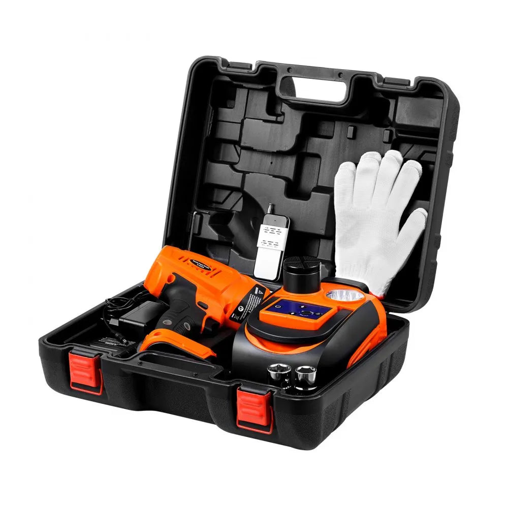 TY-01LEJ - 5 Ton Electric Car Jack Kit with Remote & LED Light