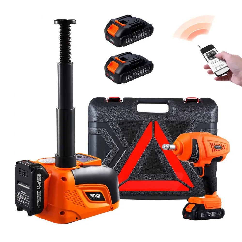 TY-01LEJ - 5 Ton Electric Car Jack Kit with Remote & LED Light