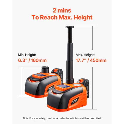 TY-01LEJ - 5 Ton Electric Car Jack Kit with Remote Control & LED Lights