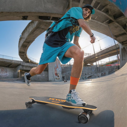 SYL06 - VEVOR Electric Longboard 25 mph, 11.2 Mile Range, 17 lbs