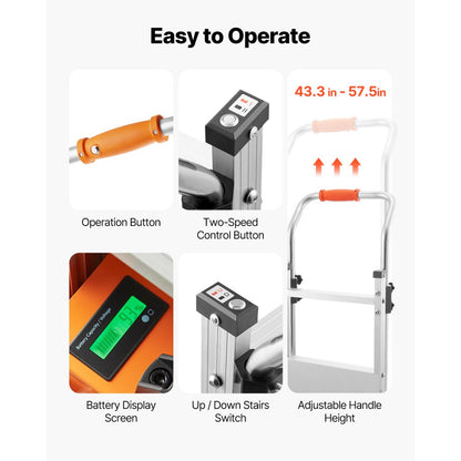 SC203L-180 - 440lbs Electric Stair Climber for Easy Heavy Lifting