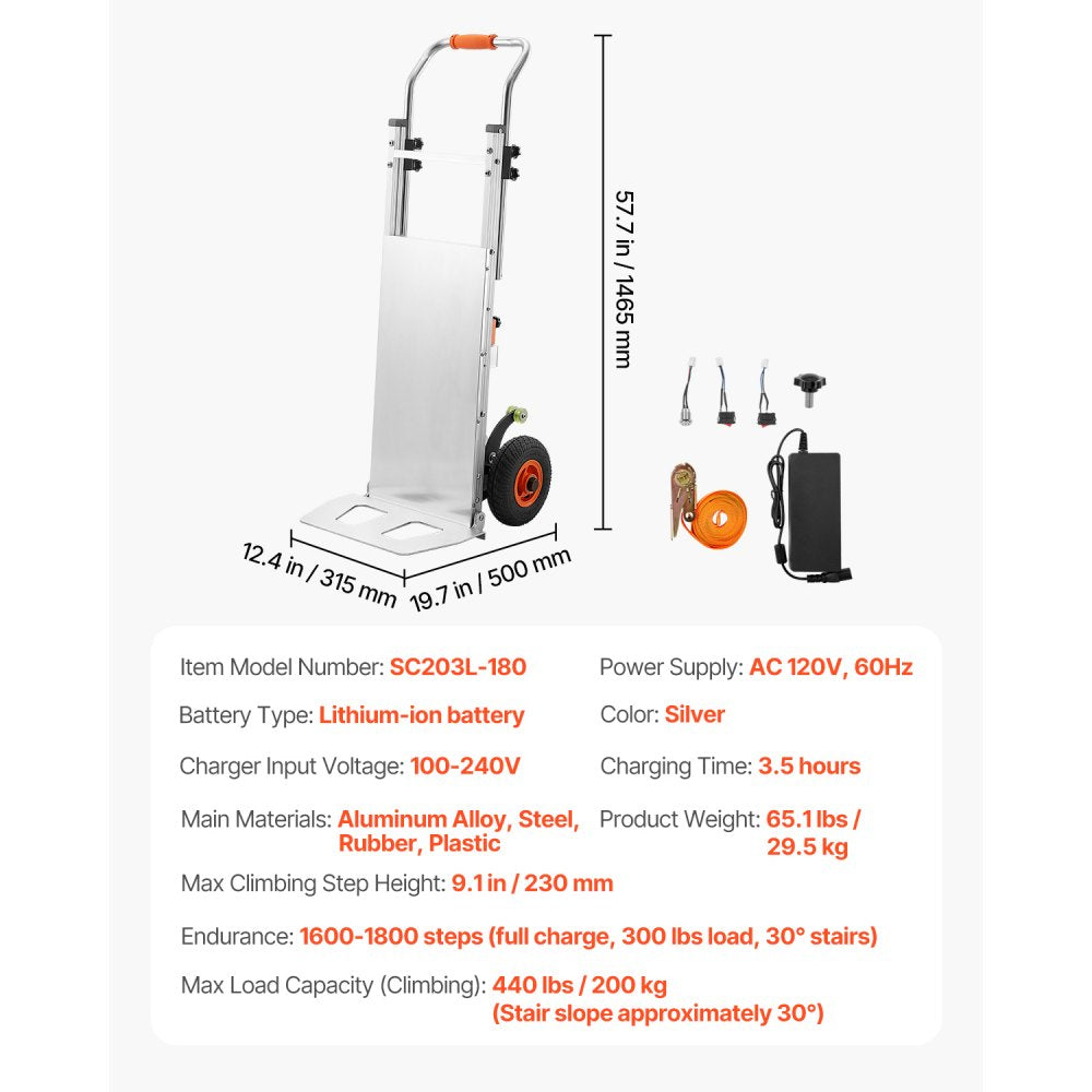 SC203L-180 - 440lbs Electric Stair Climber for Easy Heavy Lifting