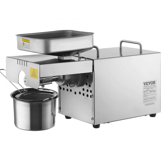 KYL-380 - 700W Stainless Steel Electric Oil Press for Home & Commercial Use