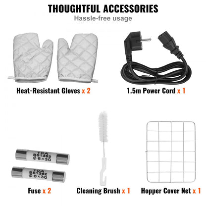 KYL-380K - 850W Stainless Steel Electric Oil Press with Temperature Control
