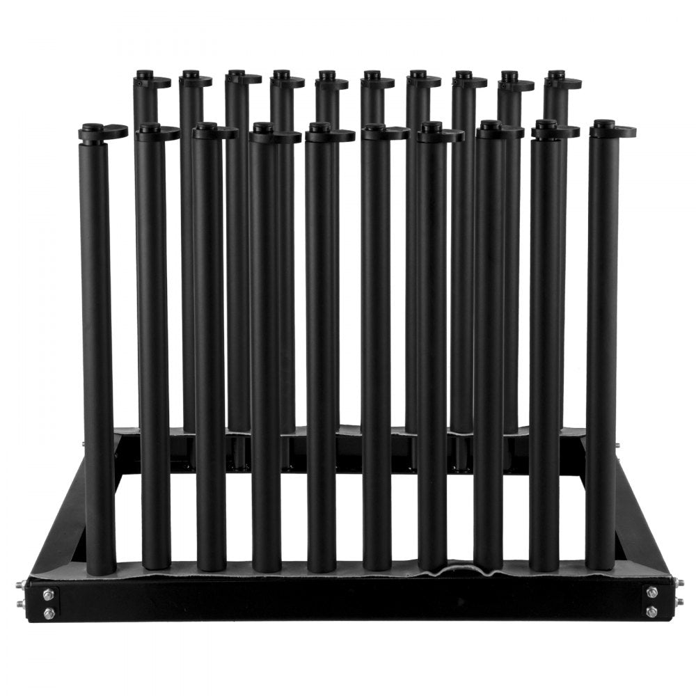 010470861803 - Heavy-Duty 9-Lite Windshield Rack with Foam Protection