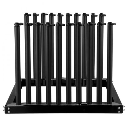 010470861803 - Heavy-Duty 9-Lite Windshield Rack with Foam Protection