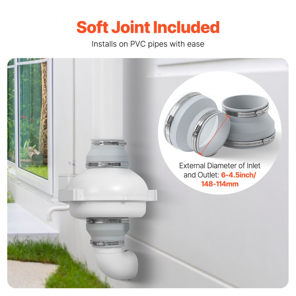 HEE-150P - 47 dB Quiet Radon Fan System, 380 CFM Airflow