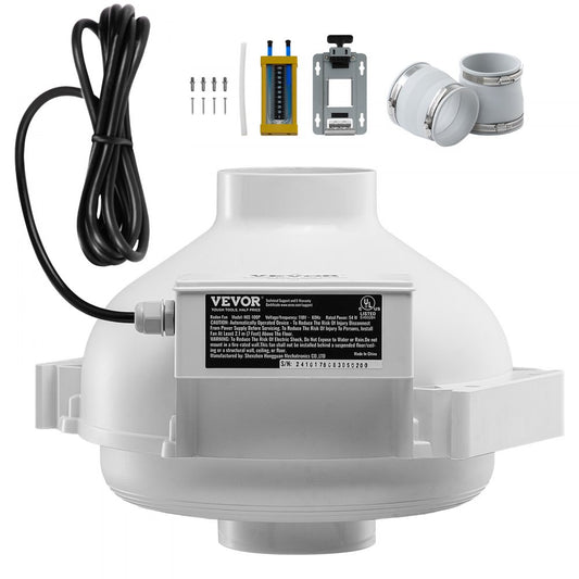 HEE-100P - Quiet Radon Fan System, 260 CFM with Soundproof Design