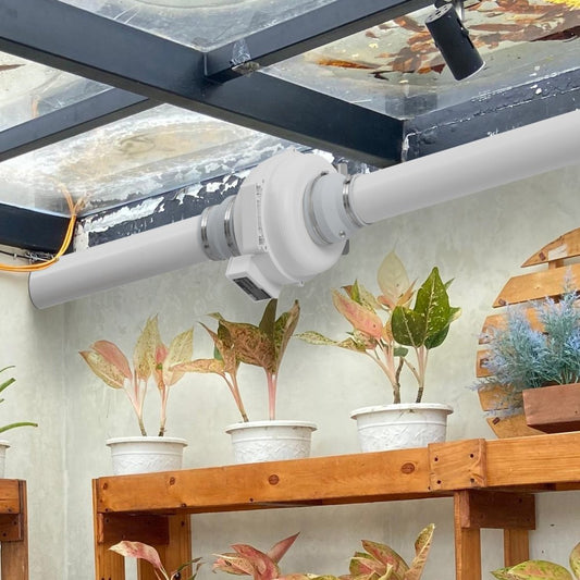 HEE-150P - 6" Radon Mitigation Fan, 380 CFM, Quiet 51 dB Operation