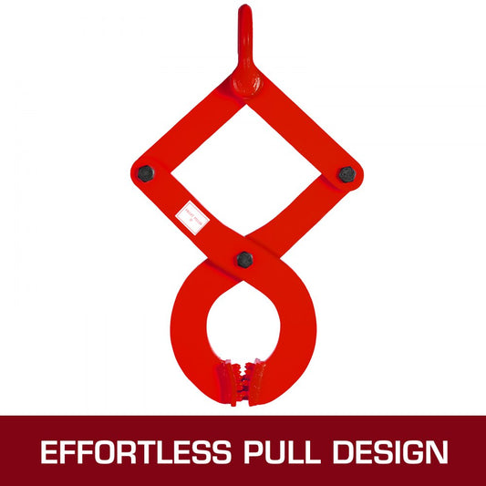 010182332451 - 2205 lb Steel Pallet Puller with 4" Grip Scissor Jaw