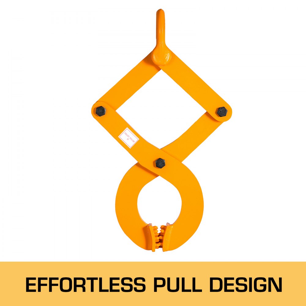 010382492573 - 4" Wide Steel Pallet Puller with 2205 LBS Capacity