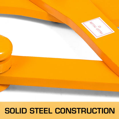 010382492573 - 4" Wide Steel Pallet Puller with 2205 LBS Capacity