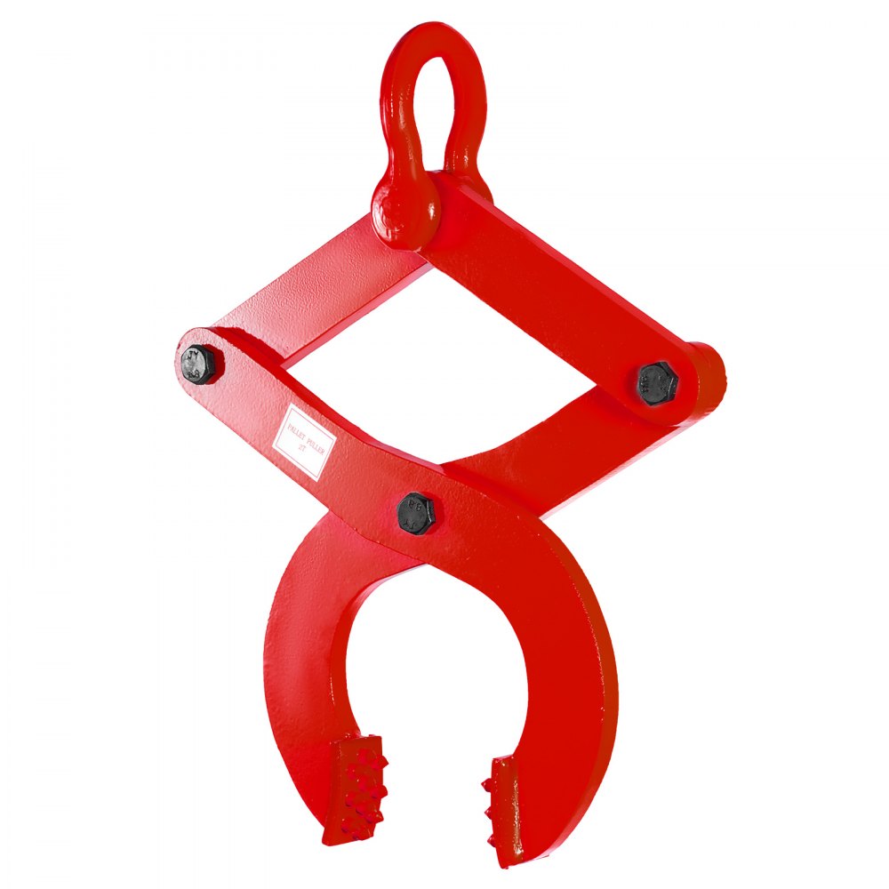 010891375640 - 6" Wide Steel Pallet Puller with 4409lbs Capacity