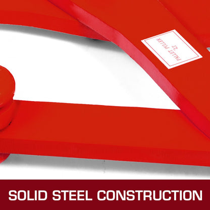 010891375640 - 6" Wide Steel Pallet Puller with 4409lbs Capacity