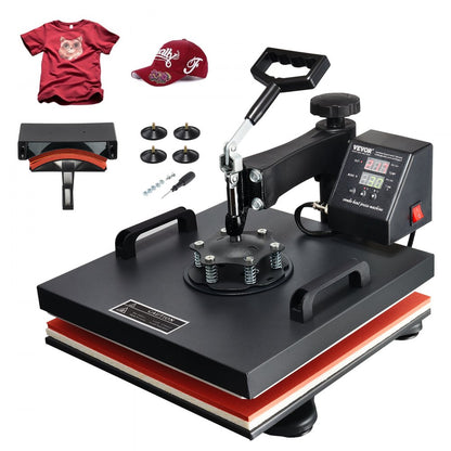 TLM38388 - VEVOR 15x15in Heat Press for T-Shirts & Mugs