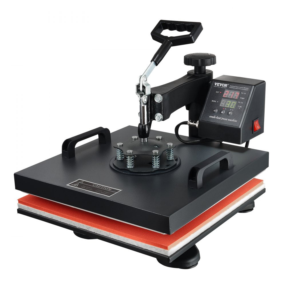 TLM38388 - VEVOR 15x15in Heat Press for T-Shirts & Mugs