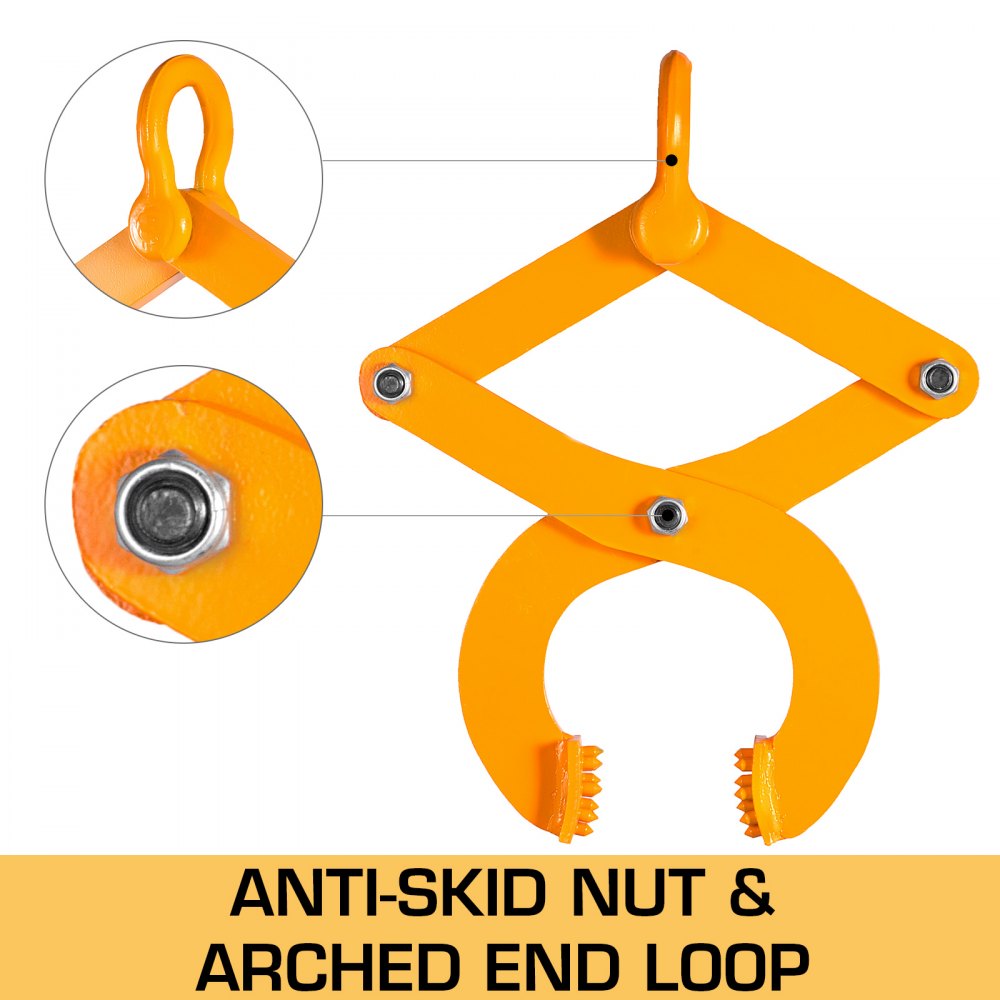 010242435337 - 6" Wide Steel Pallet Puller with 6614 lb Capacity