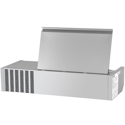 VRX1200/380LID - 48-Inch Commercial Refrigerated Prep Station with LED Display