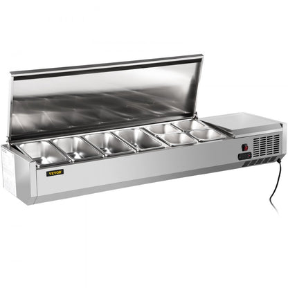 VRX1500/380LID - 60-Inch Refrigerated Prep Station for Sandwiches & Salads