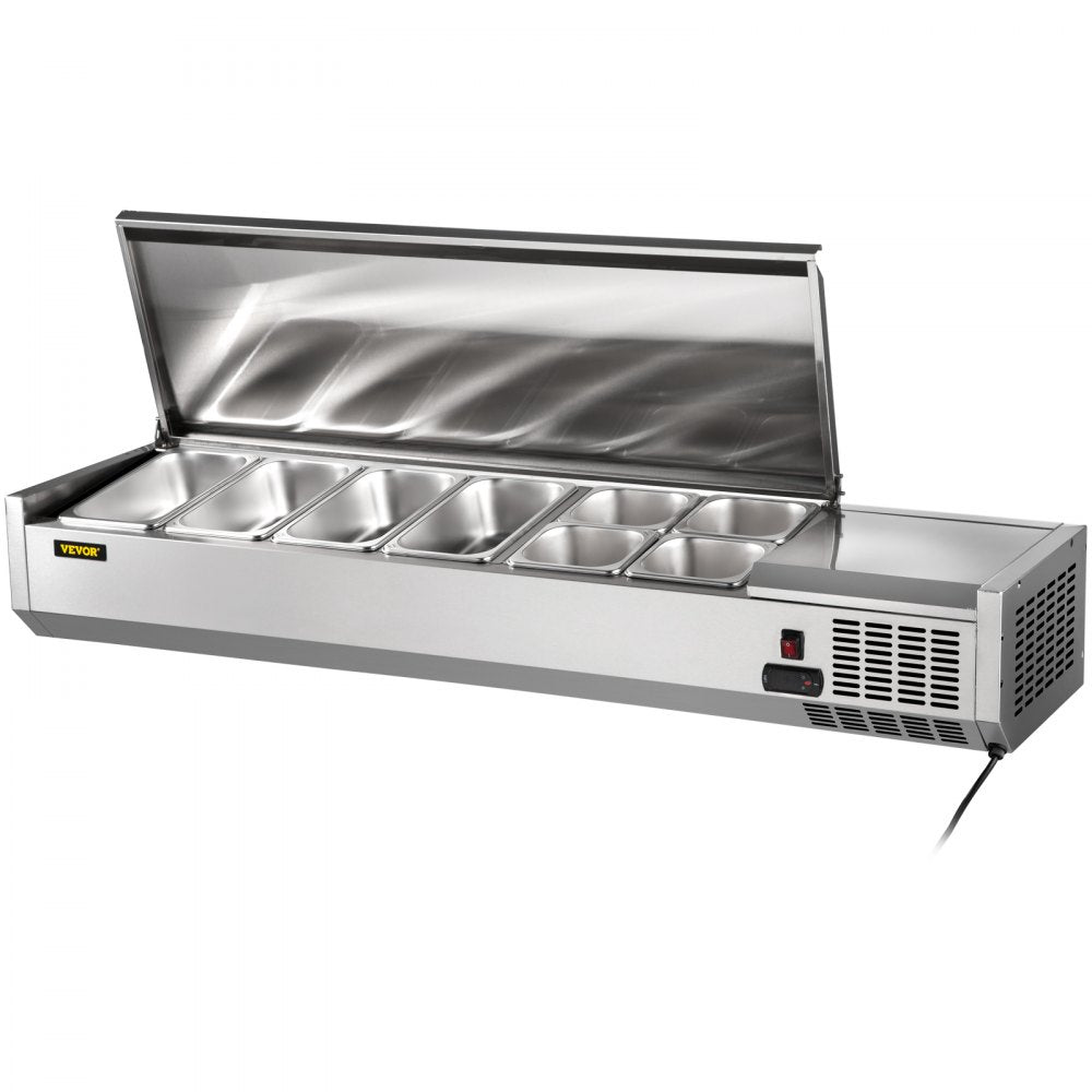 VRX1500/380LID - 60-Inch Refrigerated Prep Station for Sandwiches & Salads