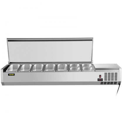 VRX1800/380LID - 71-Inch Refrigerated Prep Station for Efficient Food Service