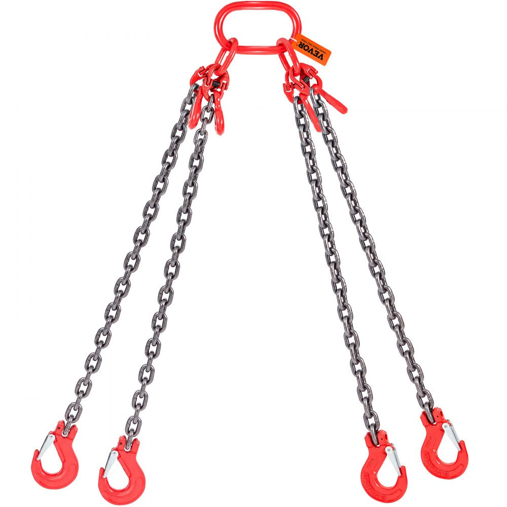 010796722797 - VEVOR 5' Chain Sling, 11,000 lbs Capacity, Adjustable Length