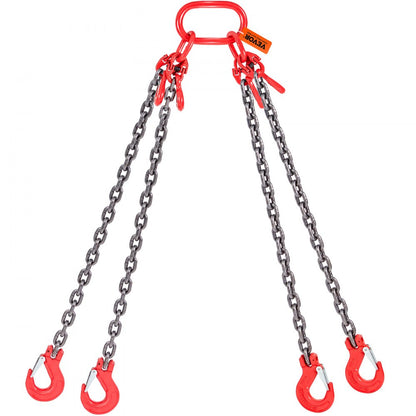 010796722797 - VEVOR 5' Chain Sling, 11,000 lbs Capacity, Adjustable Length