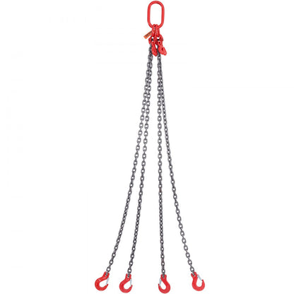010796722797 - VEVOR 5' Chain Sling, 11,000 lbs Capacity, Adjustable Length