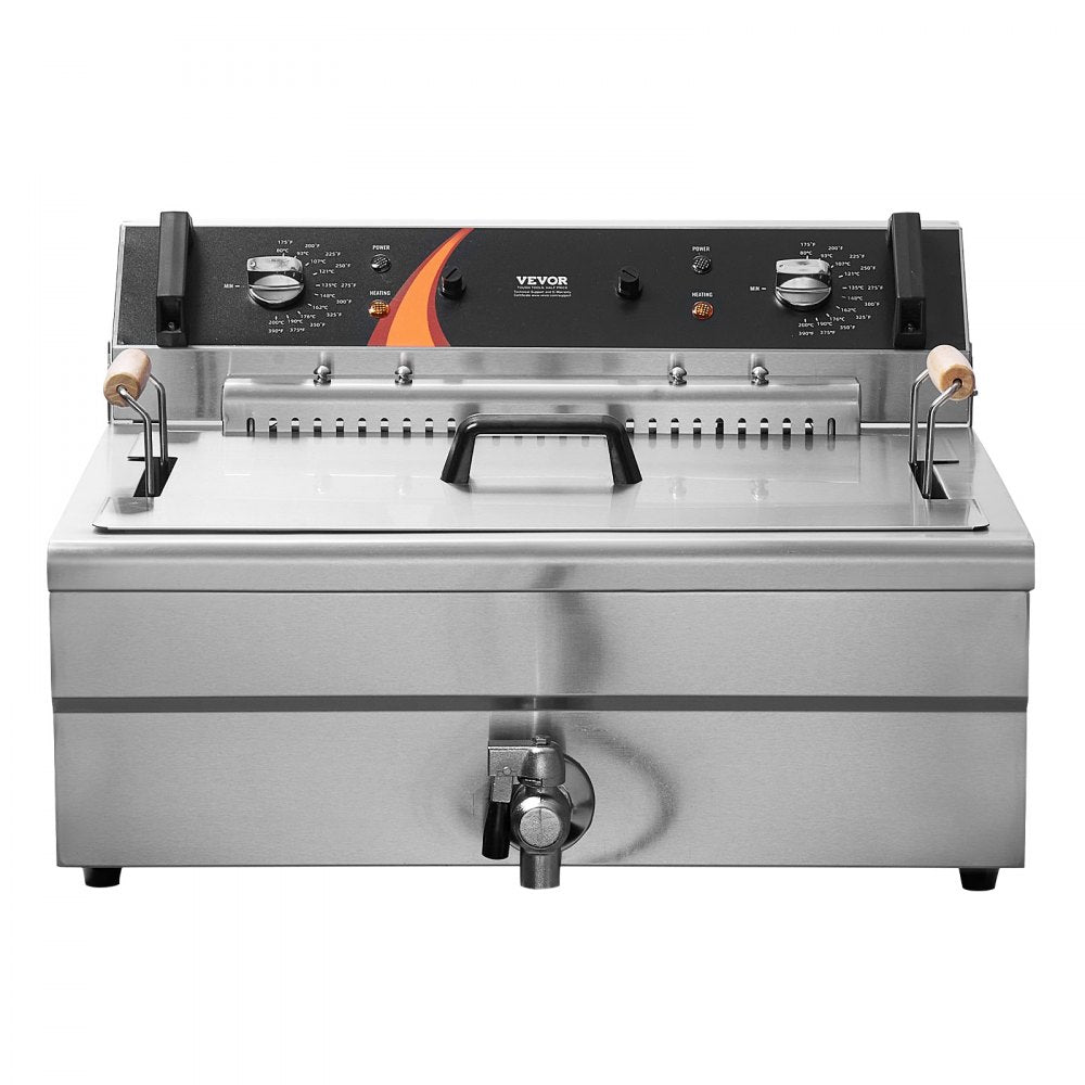 EF-201S - 30.6Qt Electric Deep Fryer with Dual Heating Elements