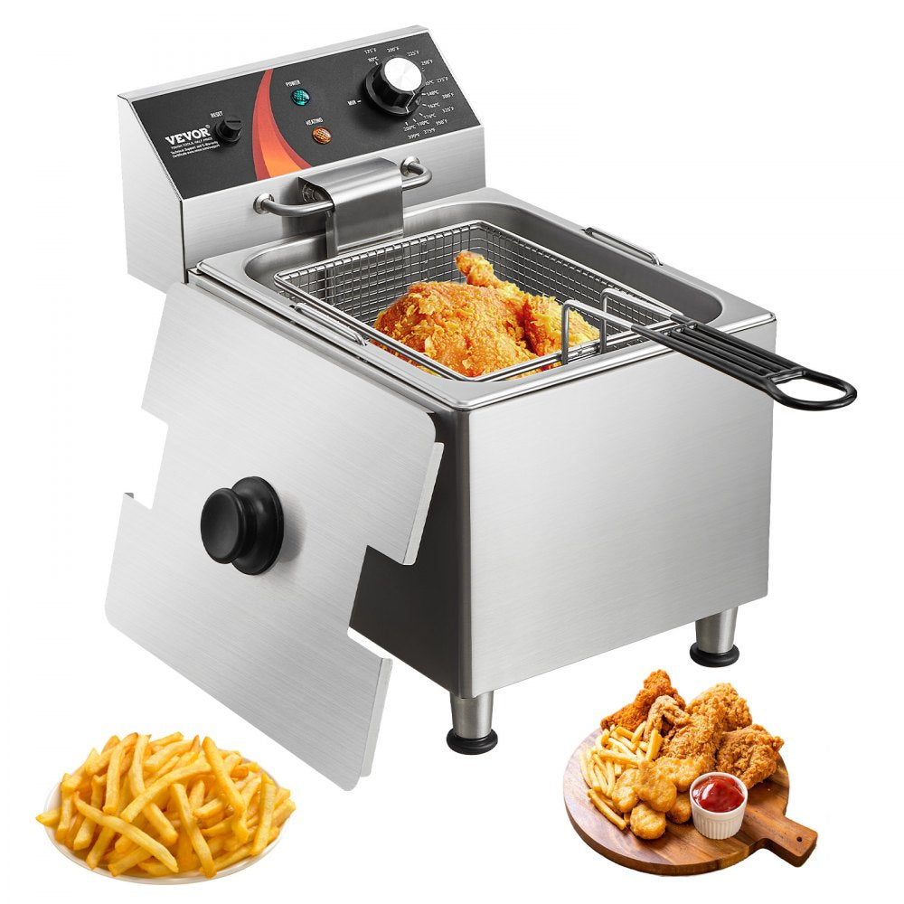 EF-12L - 12Qt Electric Deep Fryer with Adjustable Temperature Control