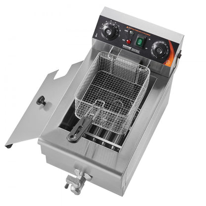 SC-101V - 11.6L Electric Deep Fryer with Adjustable Temperature and Timer