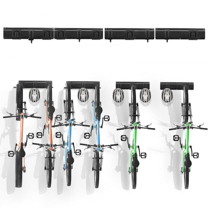 JC24-ZXCZJ006 - 64-inch Bike Storage Rack for 6 Bikes, Space-Saving Design