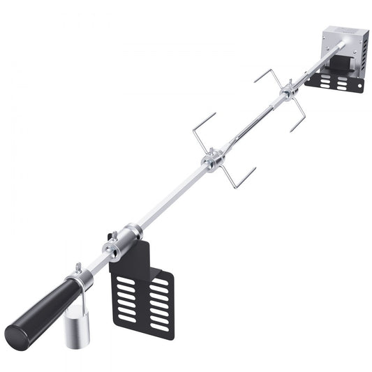 JY-MY--DG1080-120 - Heavy-Duty 32"/39" Stainless Steel Rotisserie BBQ Kit