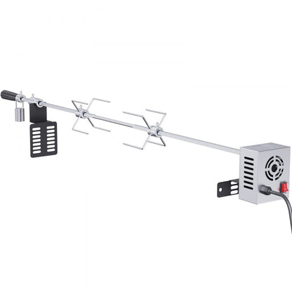 JY-MY--DG1080-120 - Heavy-Duty 32"/39" Stainless Steel Rotisserie BBQ Kit
