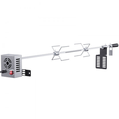 JY-MY--DG1080-120 - Heavy-Duty 32"/39" Stainless Steel Rotisserie BBQ Kit