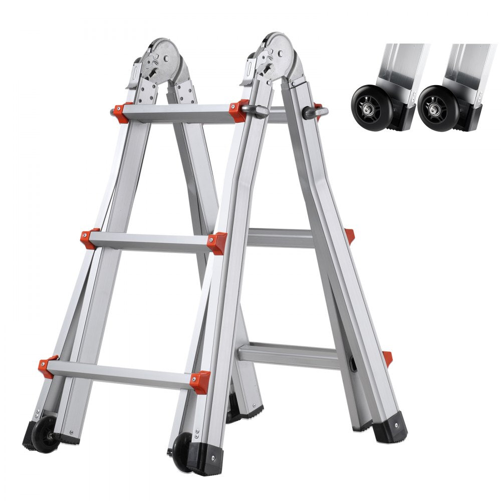 KMP403D - 11FT Multi-Function A-Frame Ladder with Stability Features