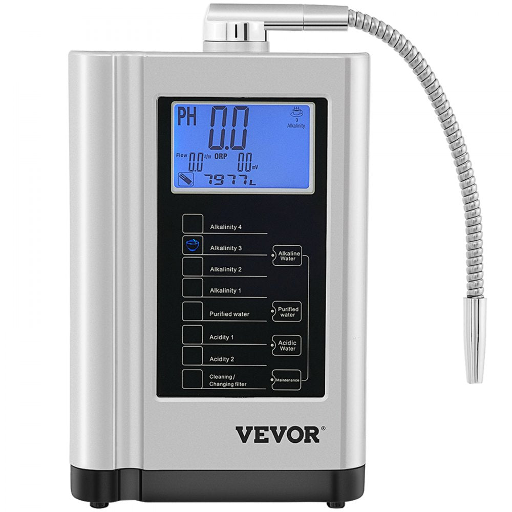 EHM-729 - 3.8" LCD Water Ionizer with 7 pH Options