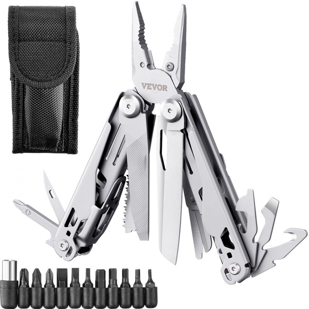 GHK11 - Durable 440A Stainless Steel 17-in-1 Multitool Pliers