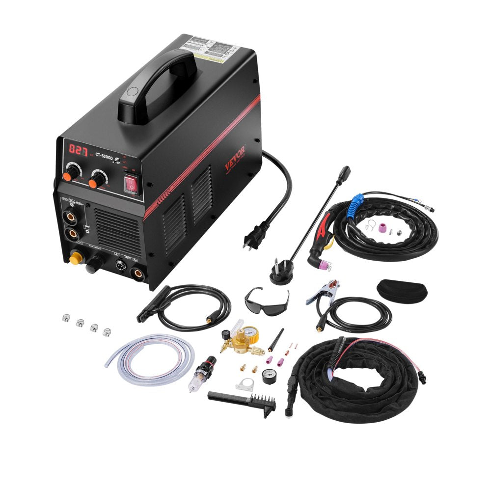 CT-520GD - 3-in-1 IGBT Plasma Cutter Welder with LCD Control