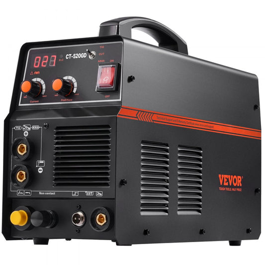 CT-520GD - 3-in-1 IGBT Plasma Cutter Welder with LCD Control
