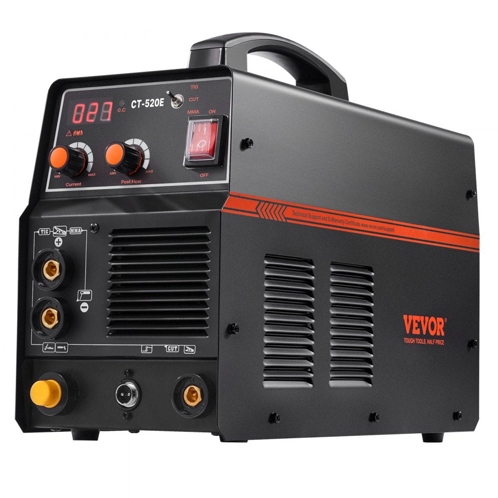 CT-520E - 3-in-1 Plasma Cutter Welder, 50A Cutting, Dual Voltage