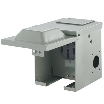 RV-50A - Durable 50 Amp RV Power Outlet Box with Lockable Enclosure