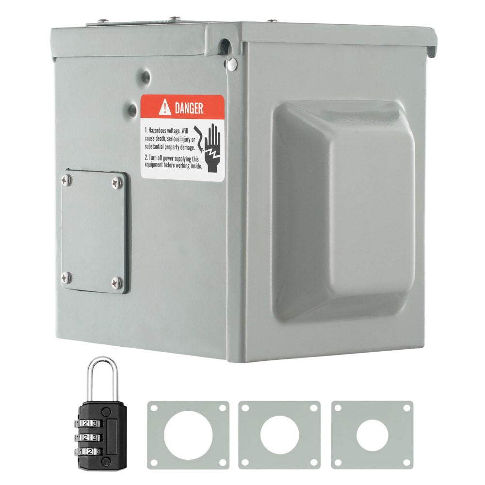 RV-50A - Durable 50 Amp RV Power Outlet Box with Lockable Enclosure