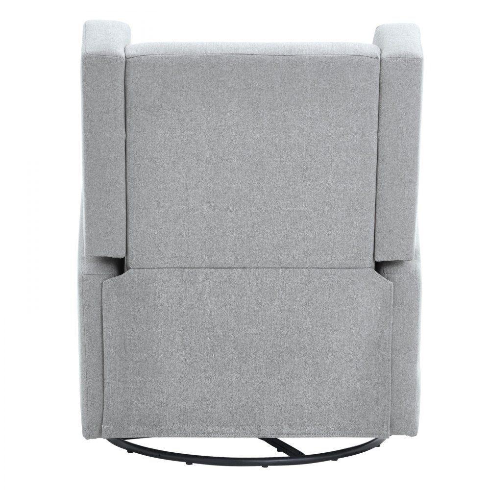 SX-81444-3(US) - Power Recliner Glider with USB, 240° Swivel в Light Gray