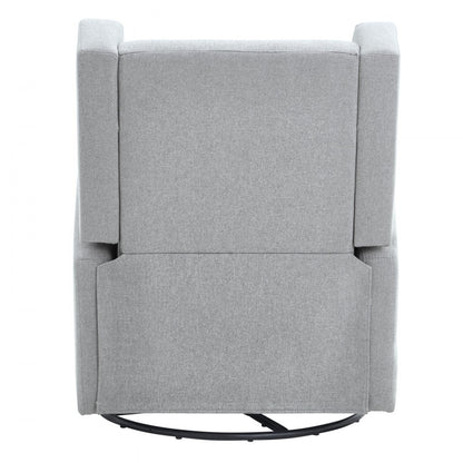 SX-81444-3(US) - Power Recliner Glider with USB, 240° Swivel в Light Gray