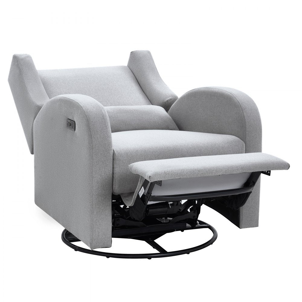 SX-81444-3(US) - Power Recliner Glider with USB, 240° Swivel в Light Gray
