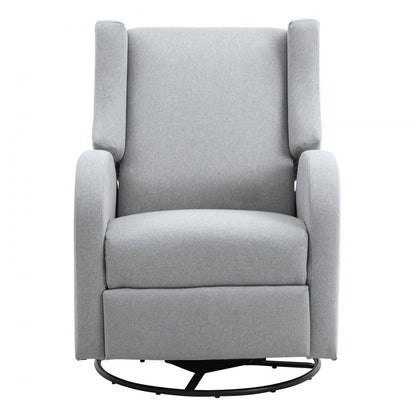 SX-81444-3(US) - Power Recliner Glider with USB, 240° Swivel в Light Gray