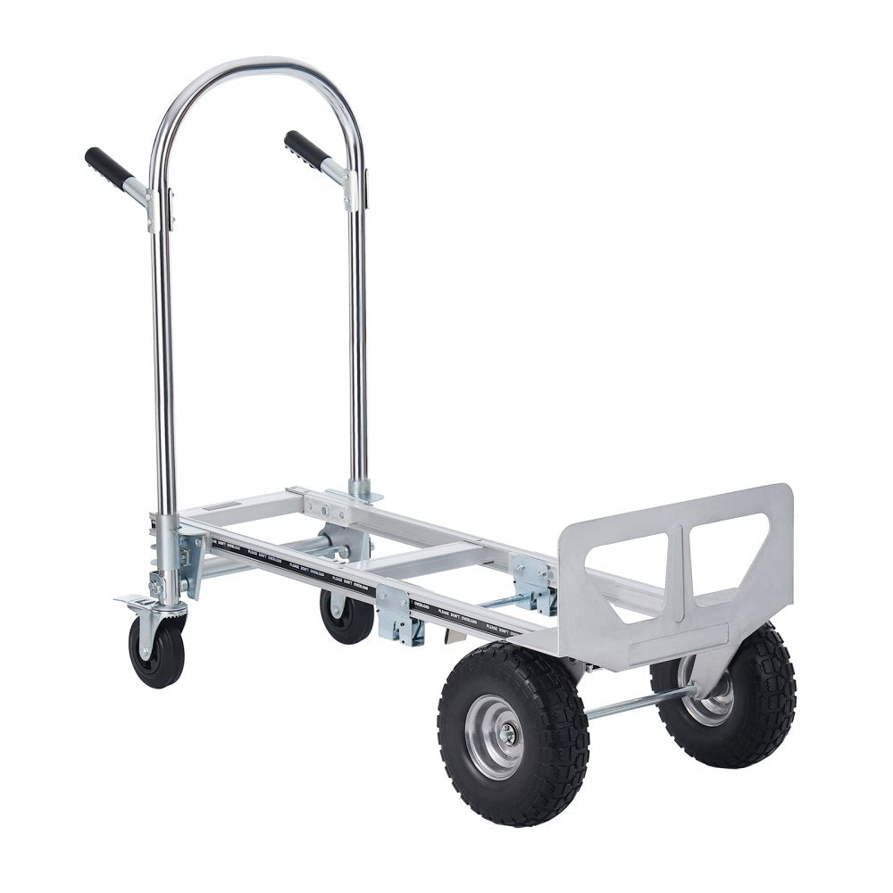 2143 - VEVOR 1000 lbs Aluminum Folding Hand Truck, Space-Saving Design