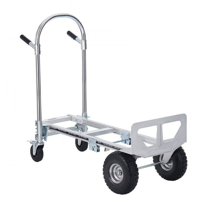 2143 - VEVOR 1000 lbs Aluminum Folding Hand Truck, Space-Saving Design